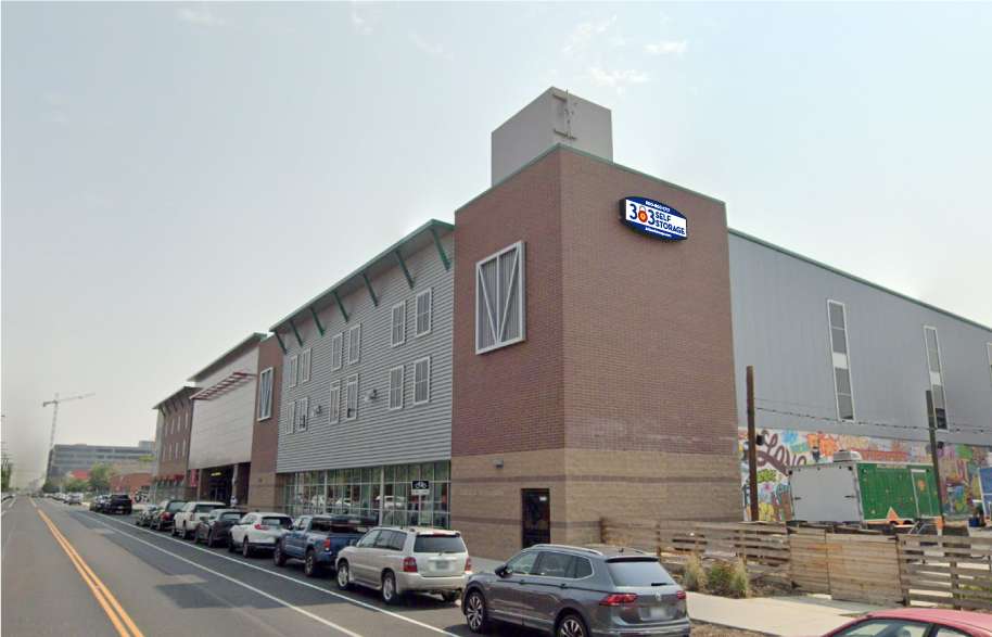 Self Storage Facility Front Office and Parking