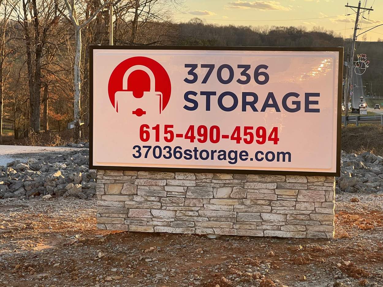 storage facility signage