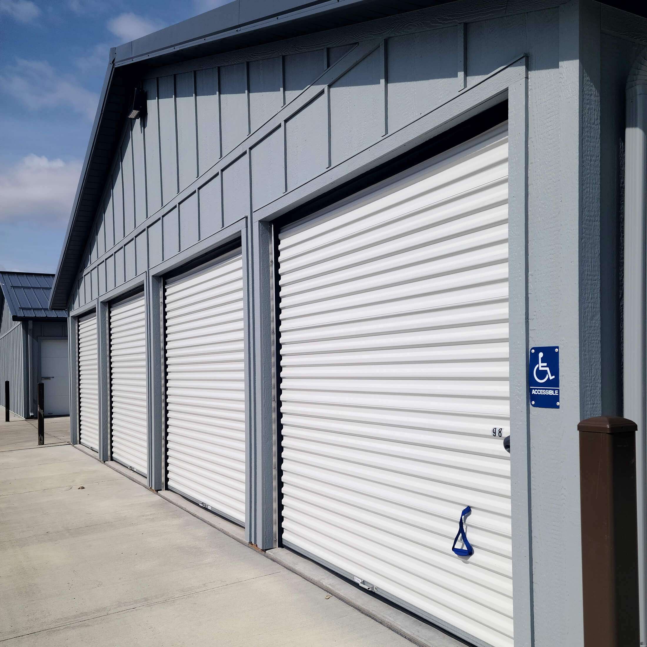 accessible drive up self storage unit