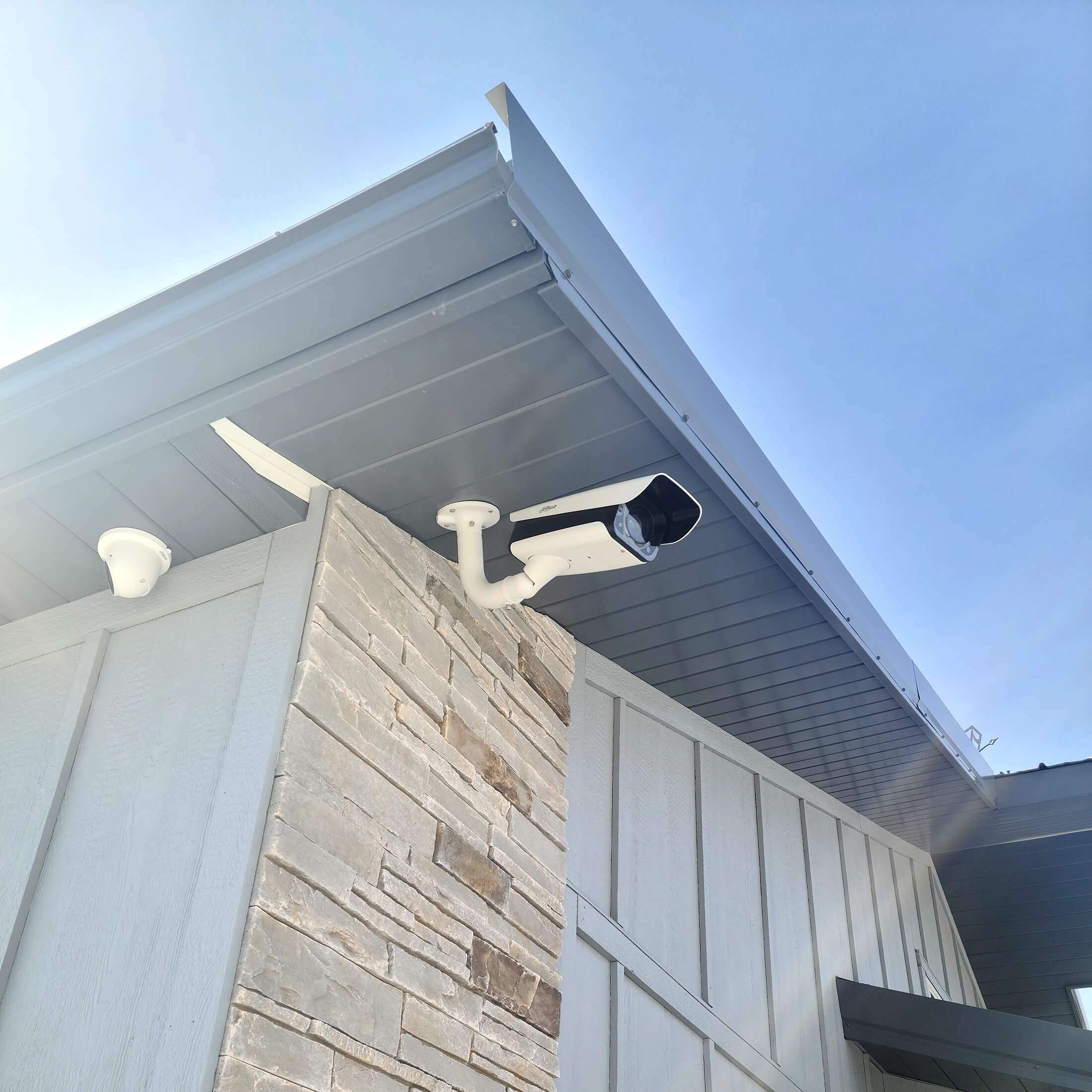 camera posted at secure self storage facility