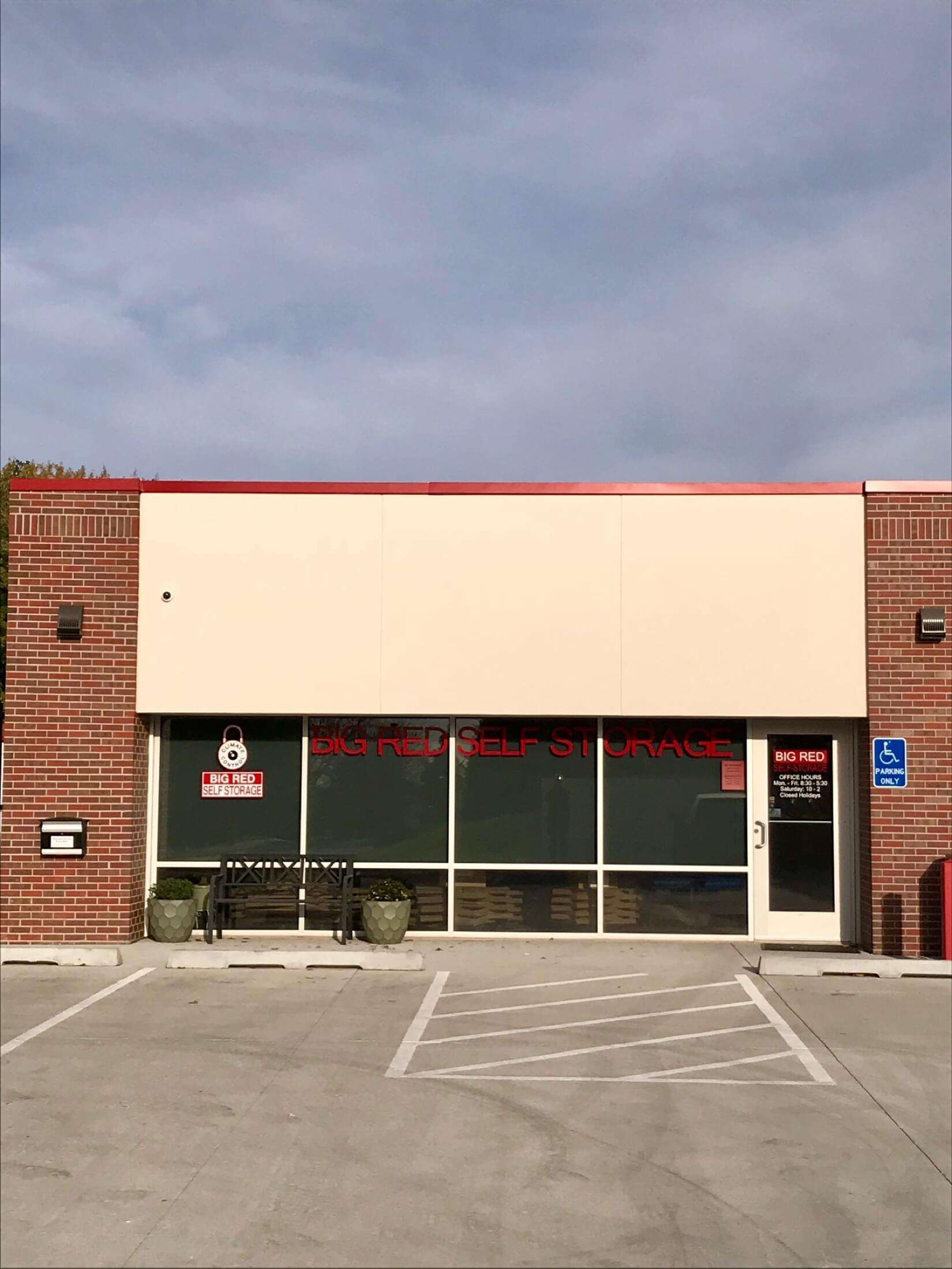 Front office at self storage facility