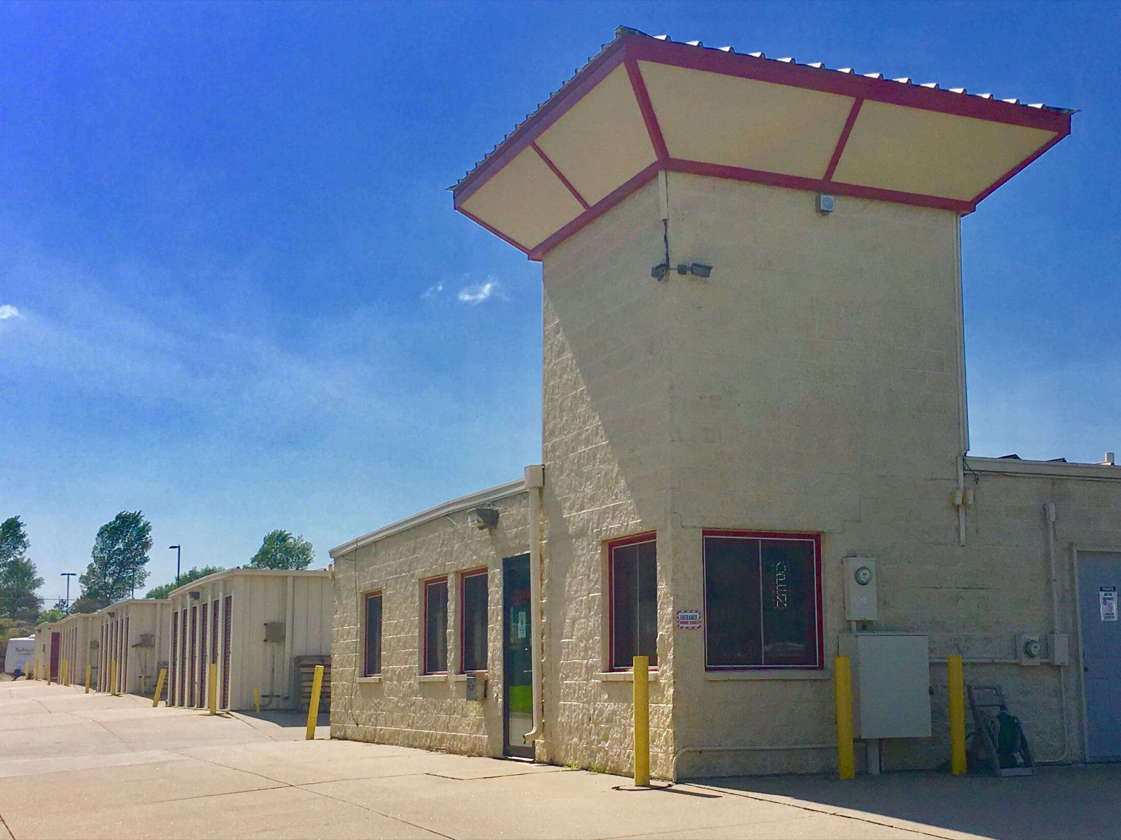Front office at self storage facility