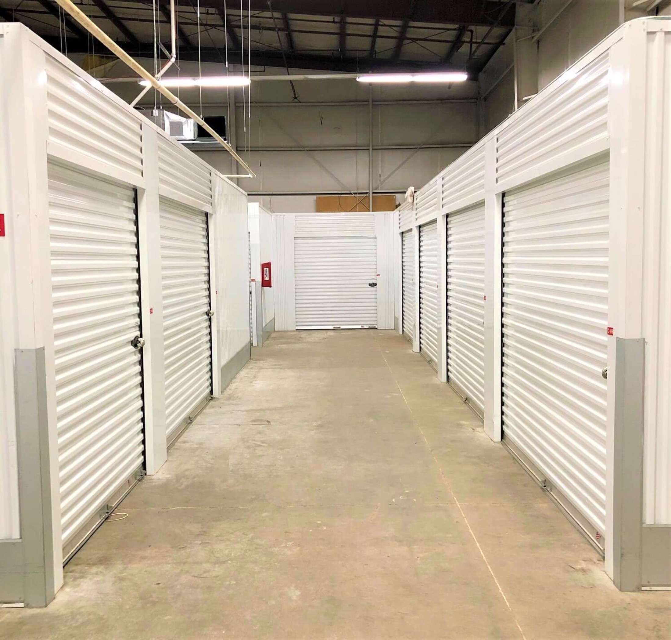 Multiple interior self storage units