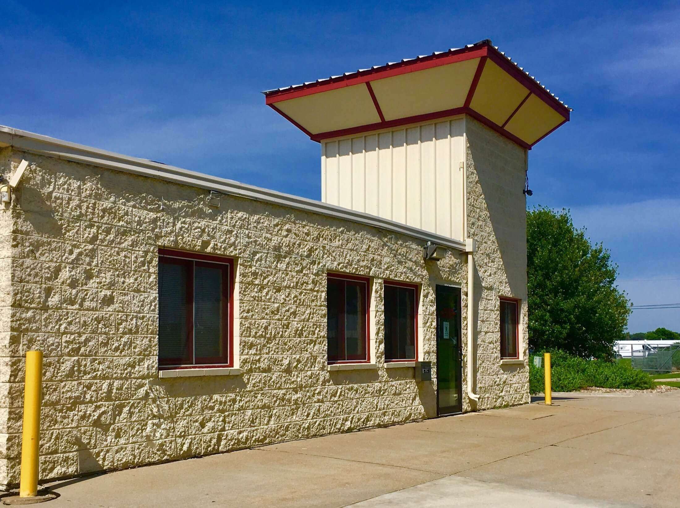 Self storage front office building