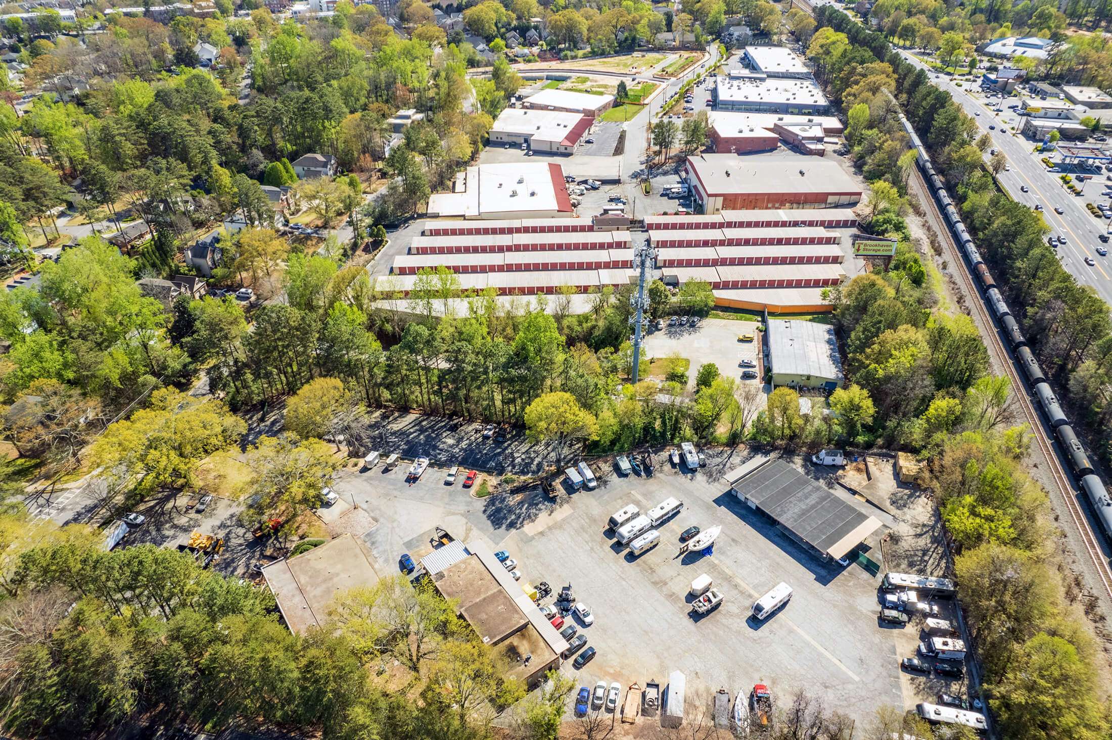 boat and rv parking available at Atlanta self storage facility