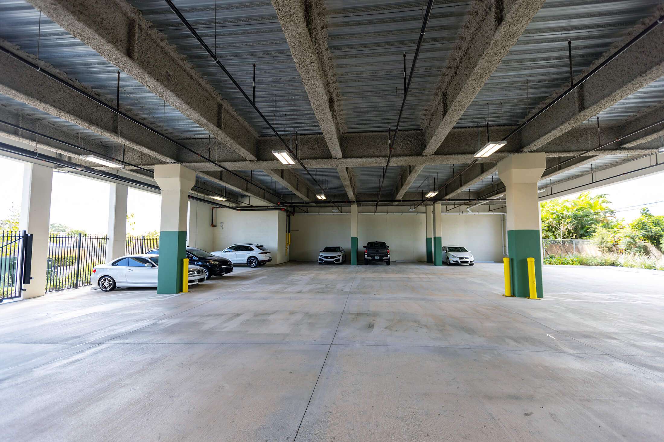 covered parking available at self storage facility