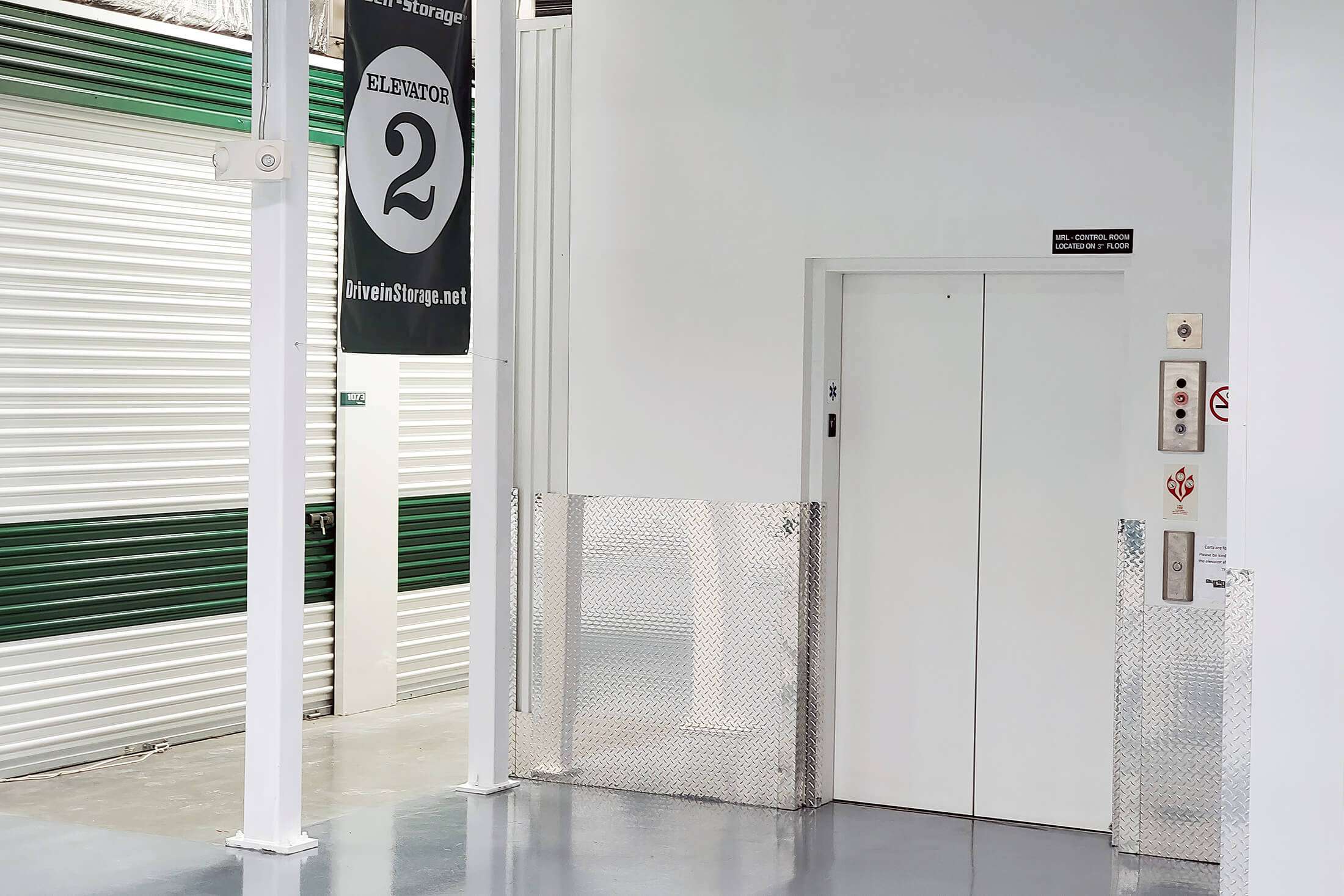 elevator access to indoor self storage