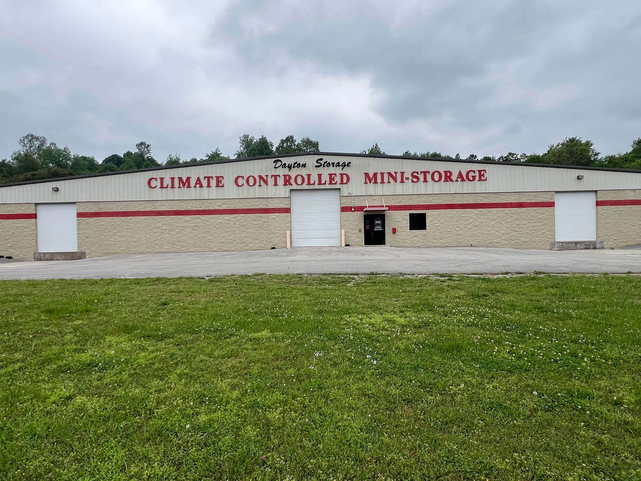 Entrance to storeage facility