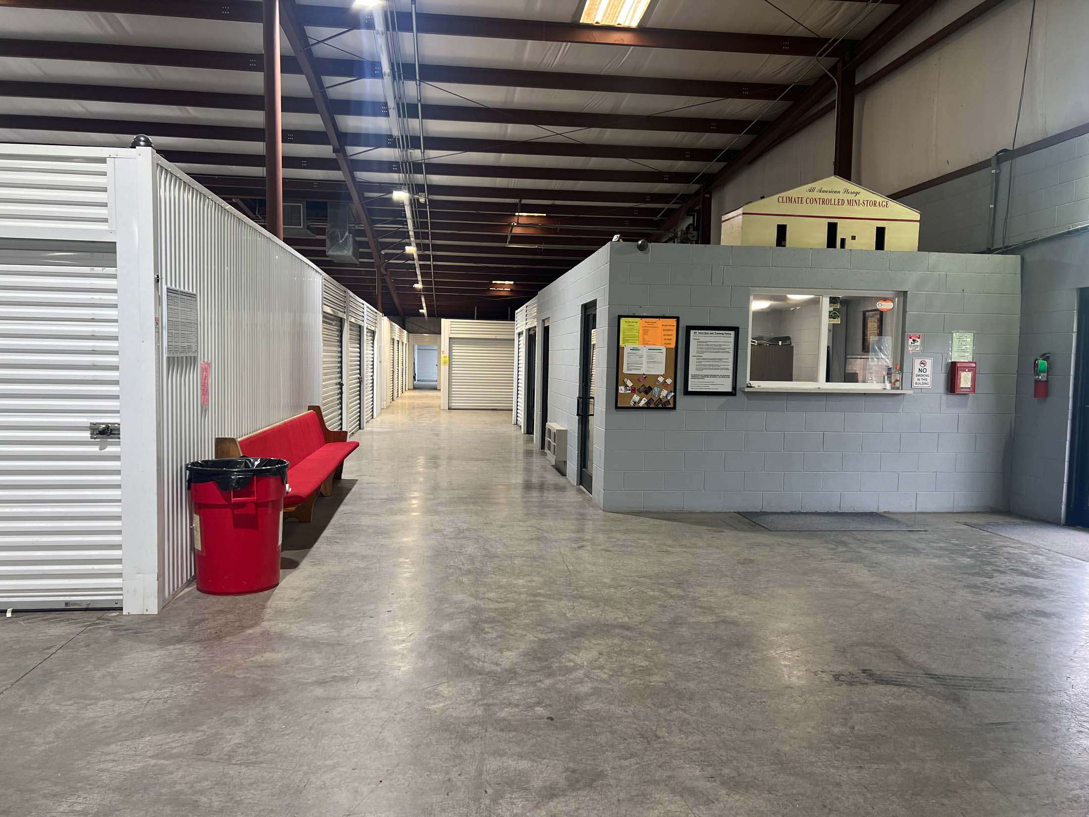 Rental office and storage units