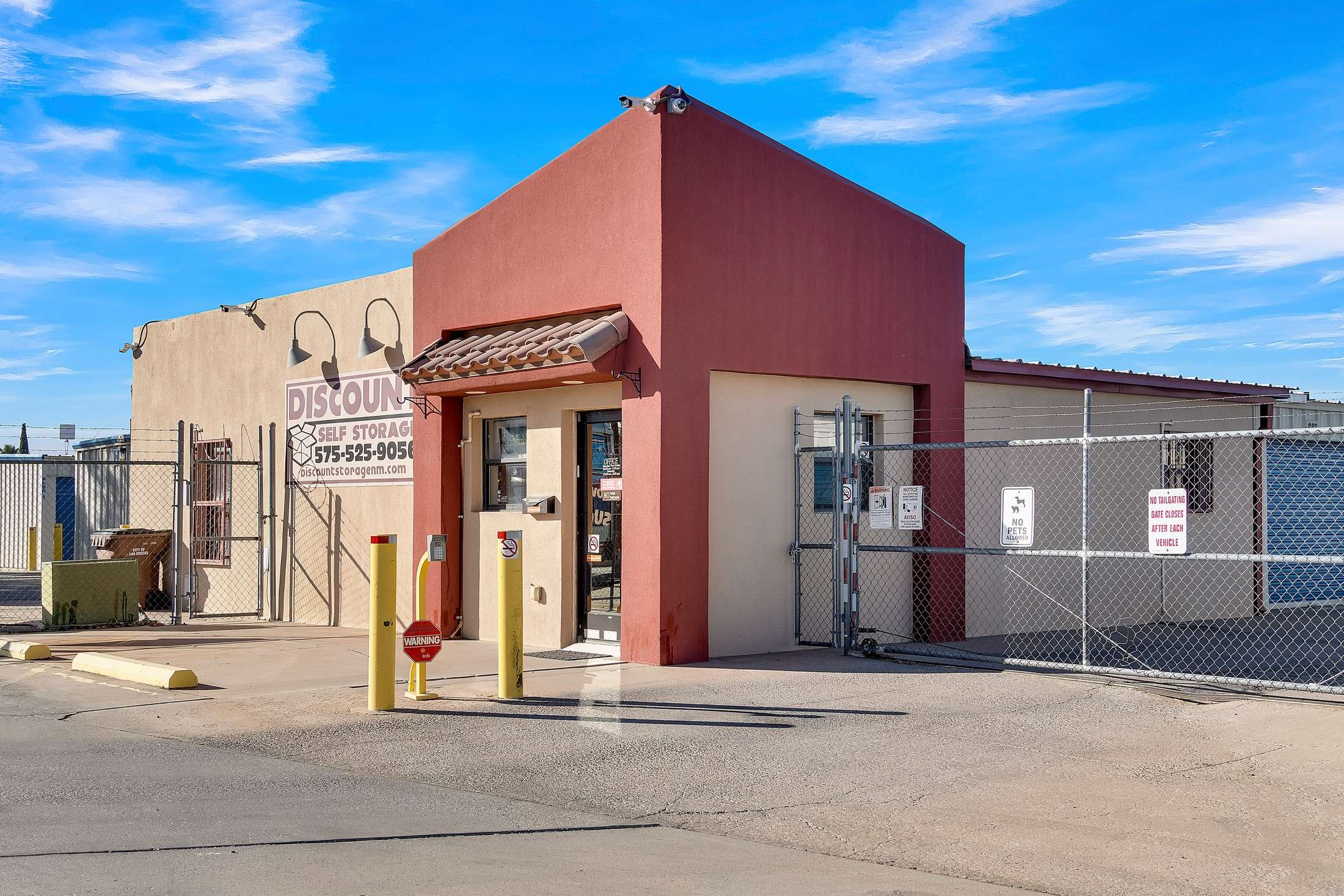 Self storage facility office