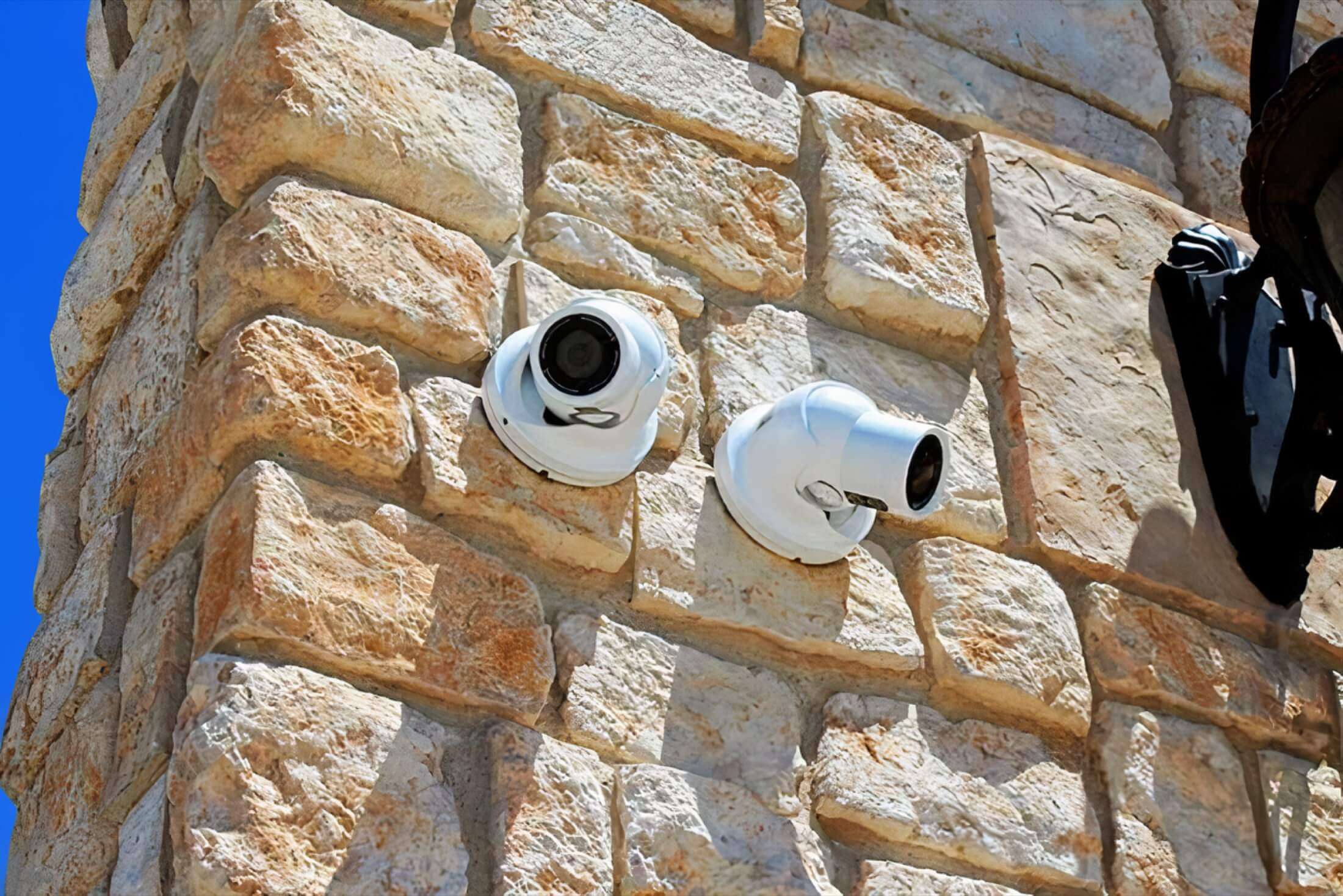 security camera surveillance at secure self storage facility