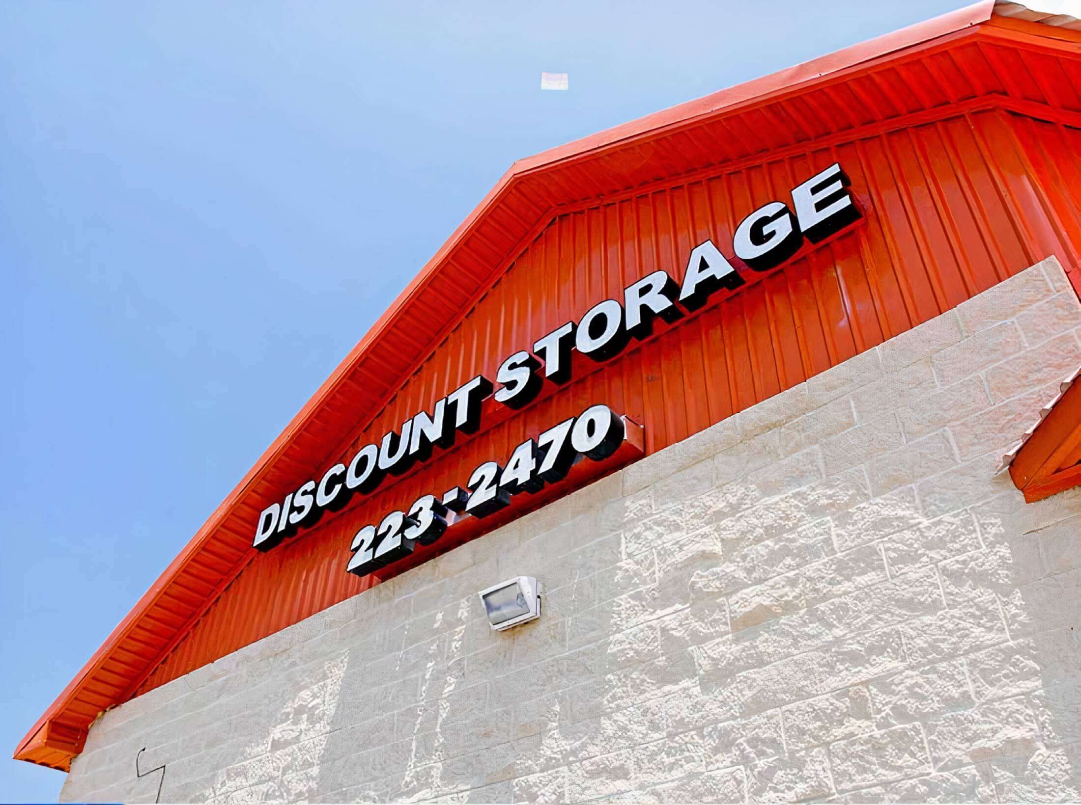 signage for self storage facility