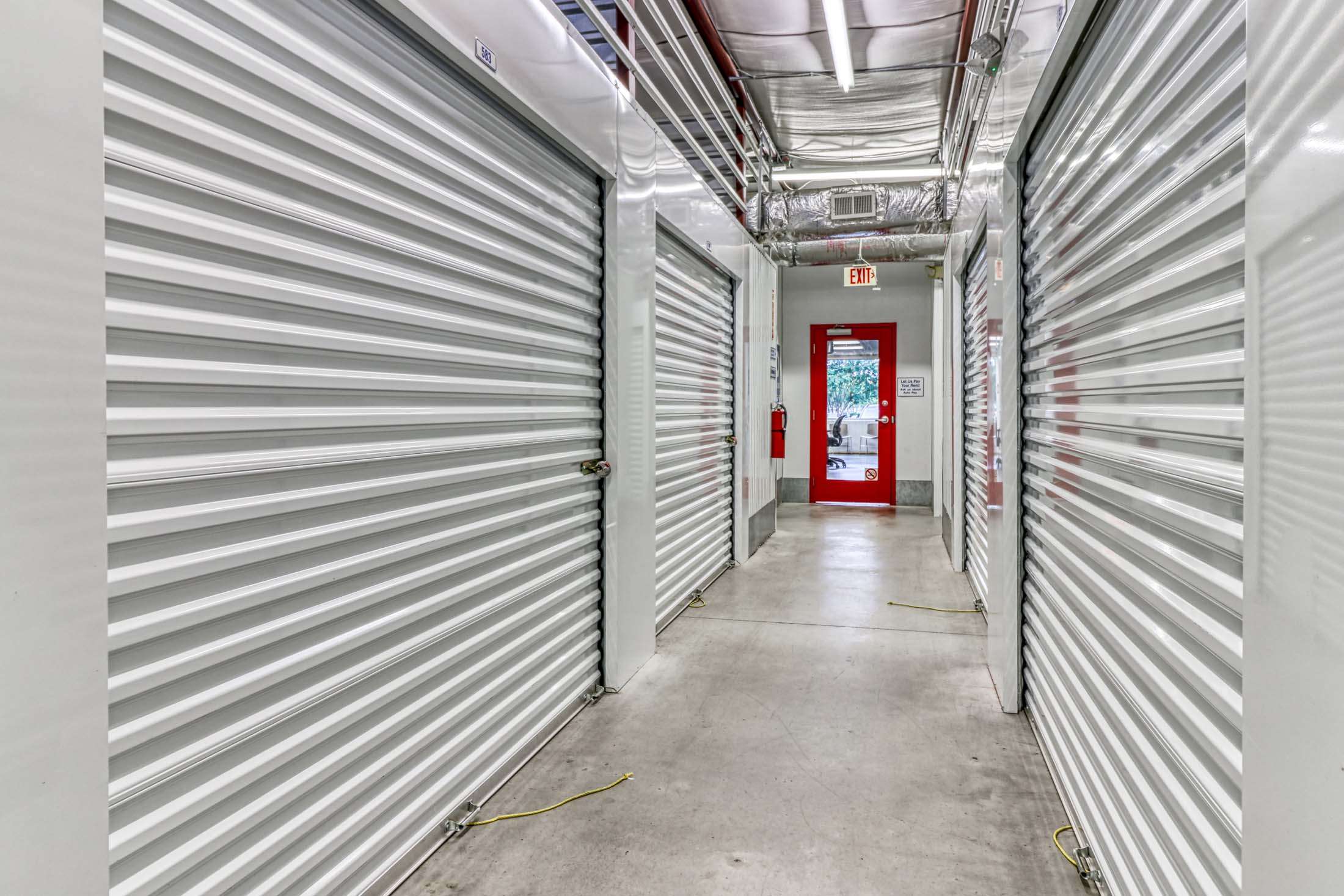 Climate-controlled storage facility