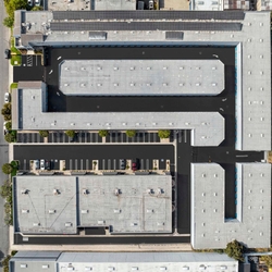 Aerial view of storage faciltiy