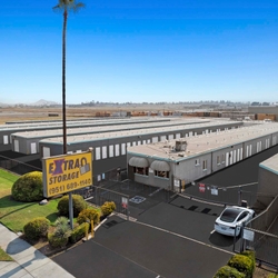 Drone view of storage facility
