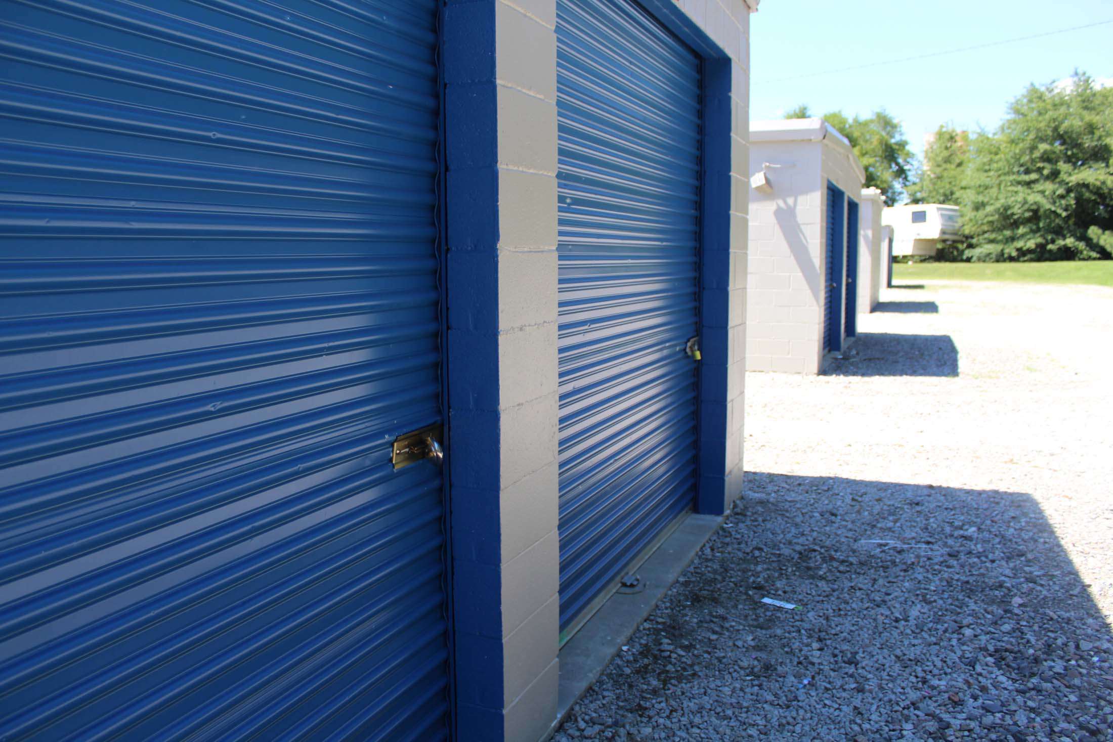 Drive up storage units