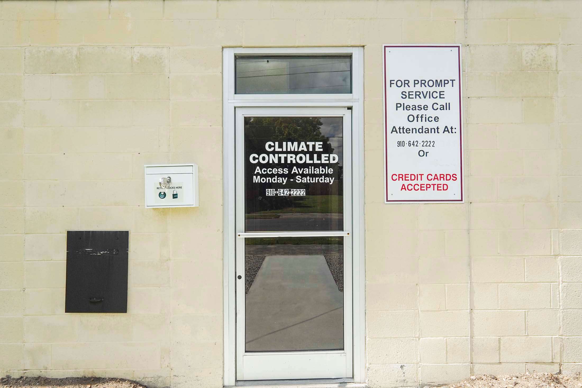 Indoor storage entrance