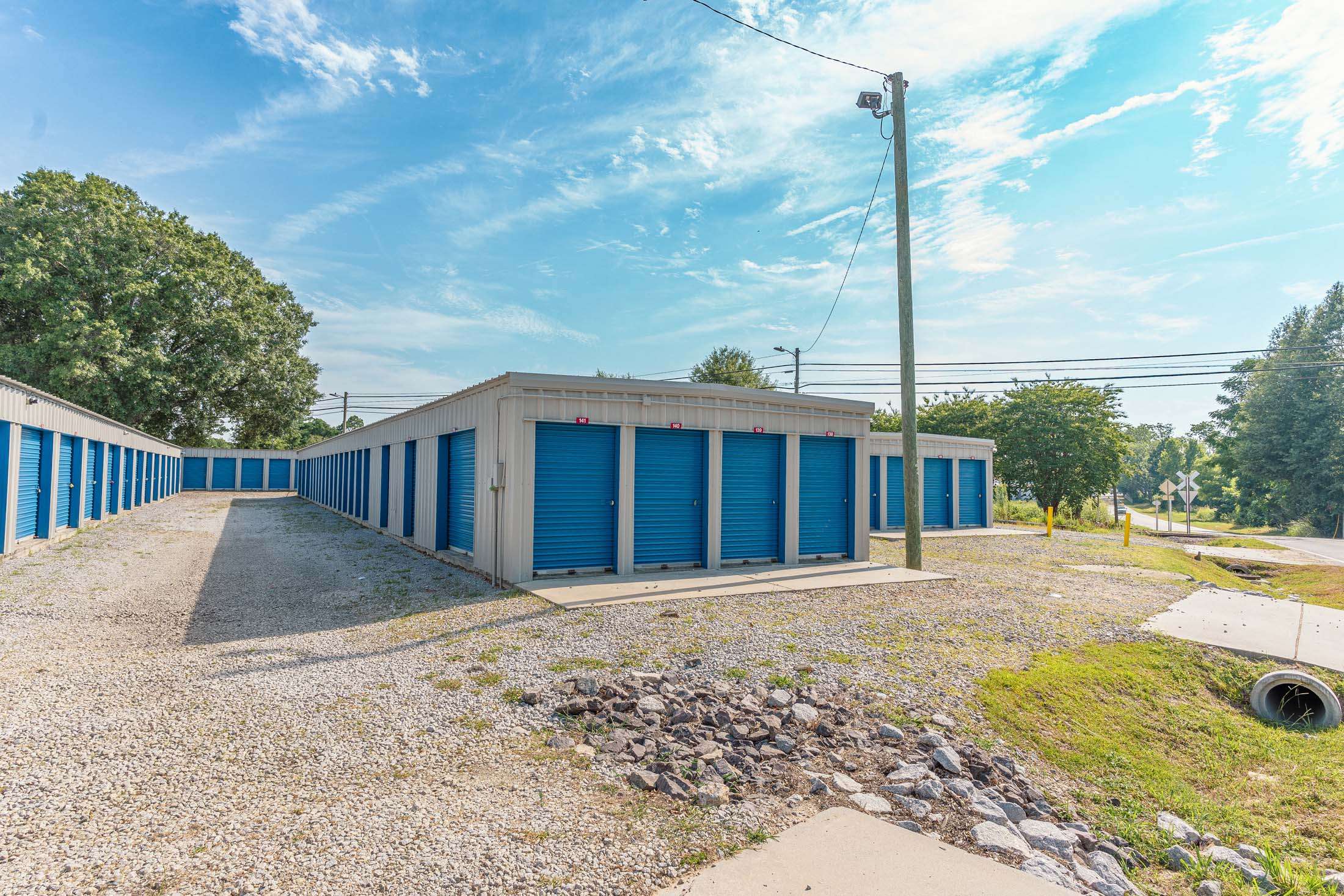 Self storage units