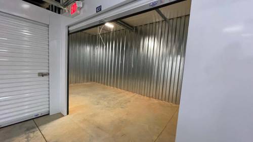opened storage unit
