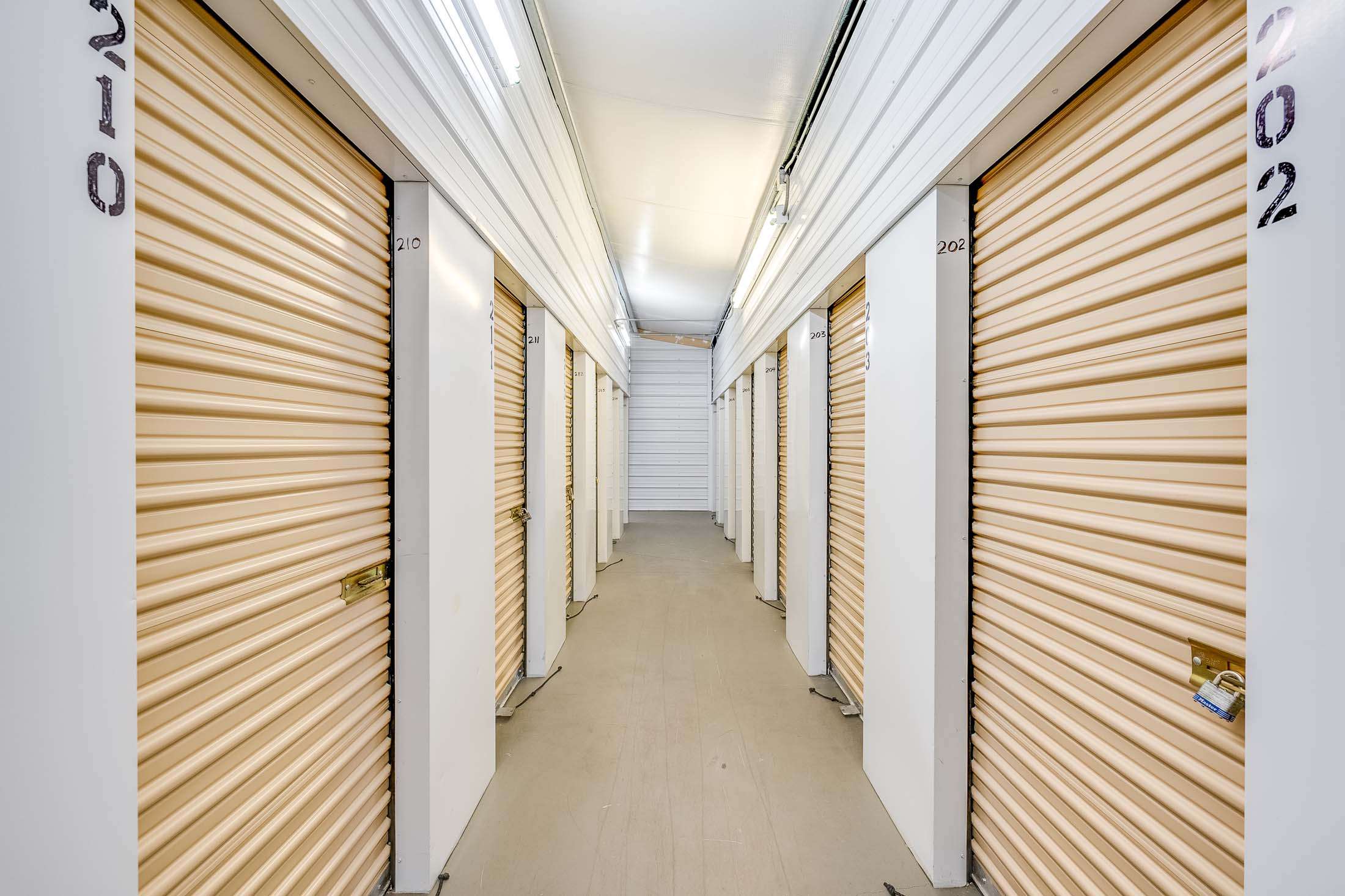 Indoor self storage units