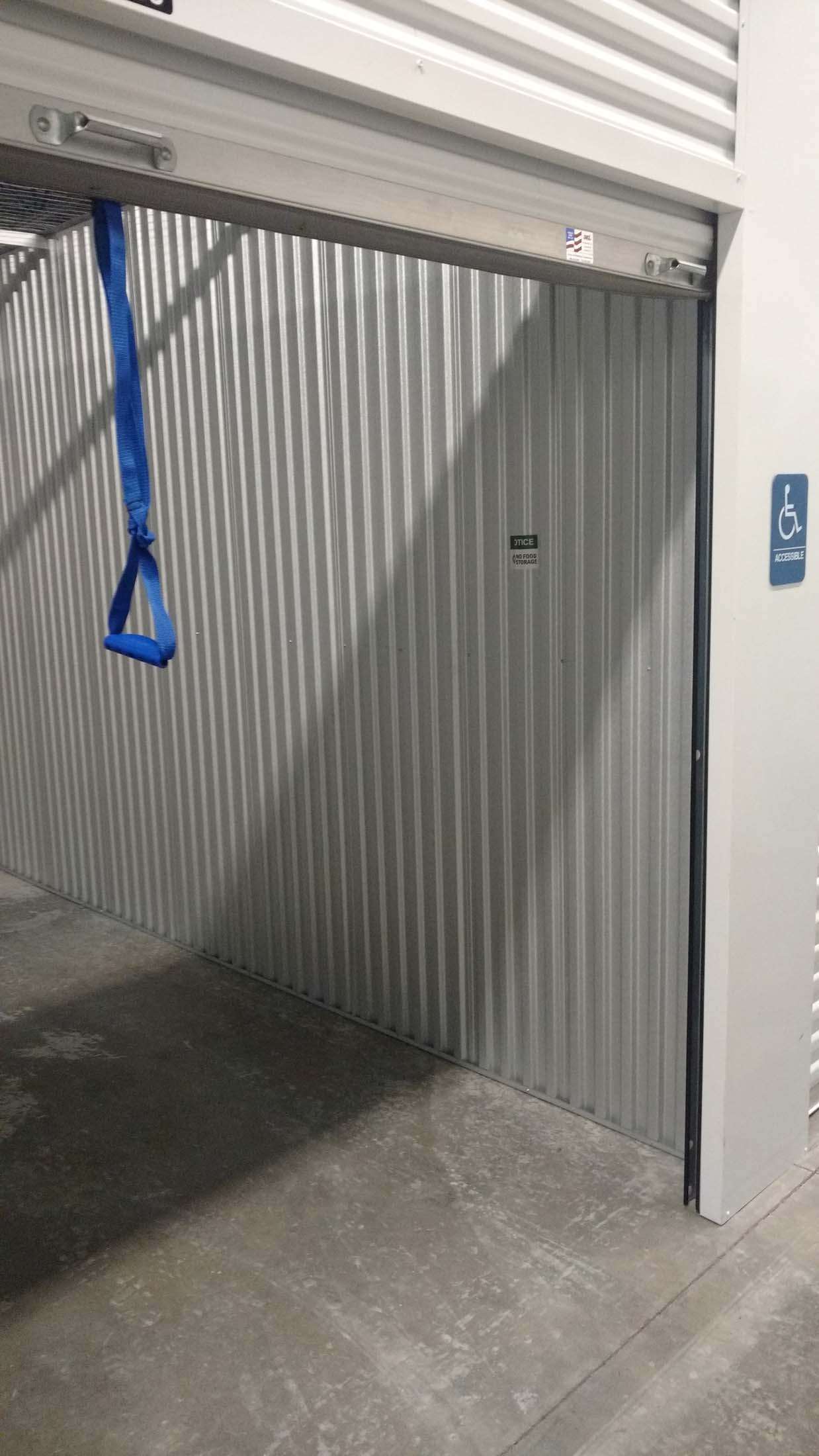 Accessible self storage unit