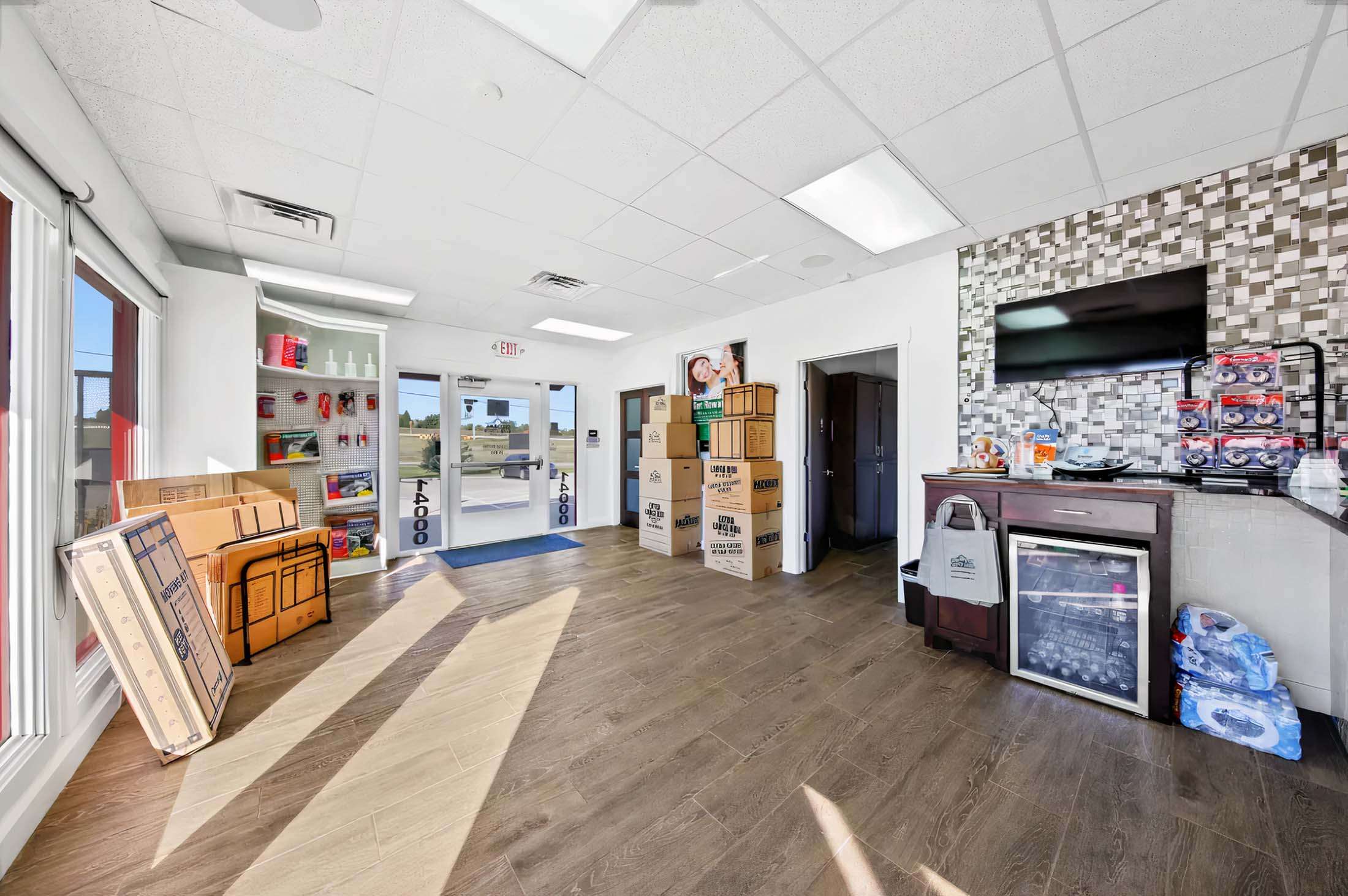 Self storage rental office