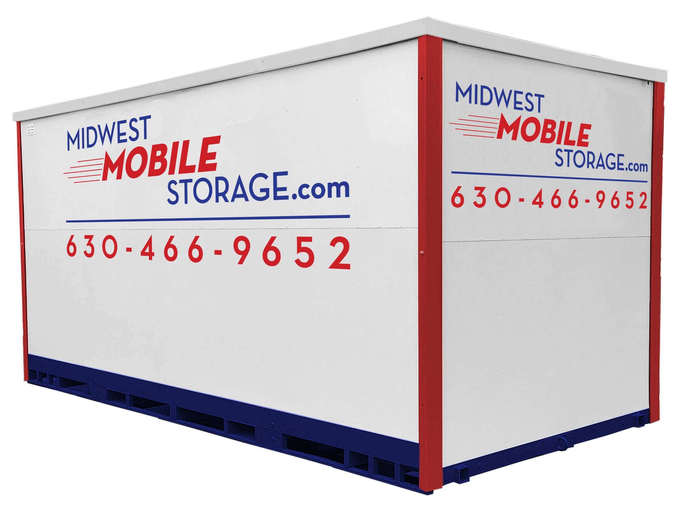 Midwest Mobile Storage 8 ft x16 ft storage unit