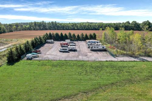 Vehicle parking at self storage facility