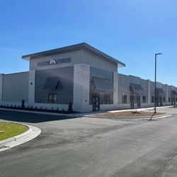 Exterior of self storage facility