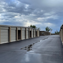 Drive Up Storage Units Zoomed Out