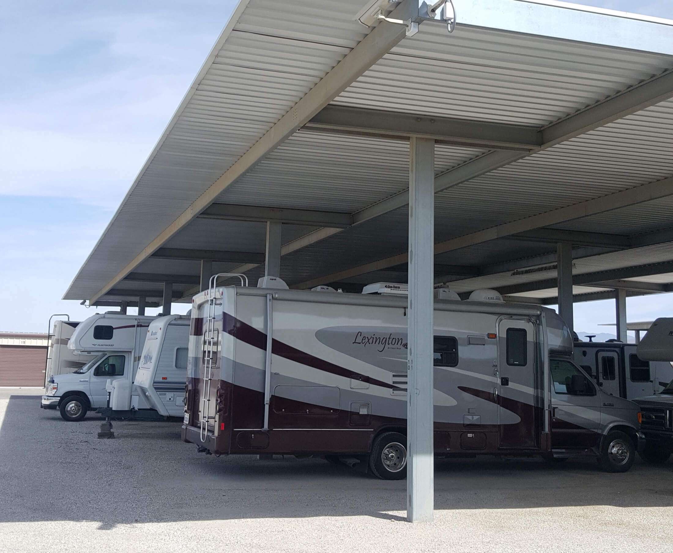 covered RV and boat parking