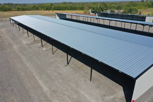 Covered RV and boat storage units