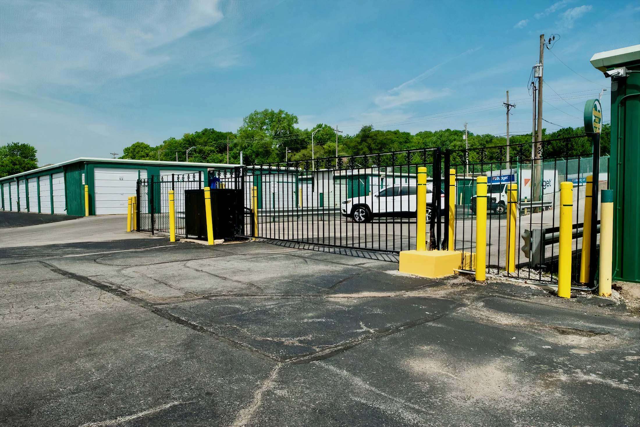 Secure Gate Entrance at Shamrock Self Storage