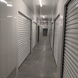 Interior corridor of storage units
