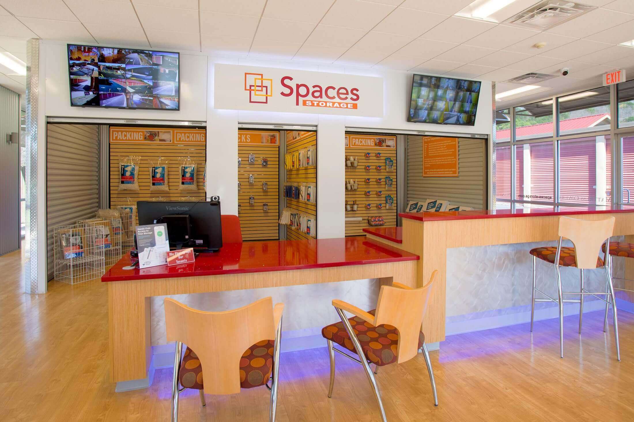 video surveillance at secure self storage facility