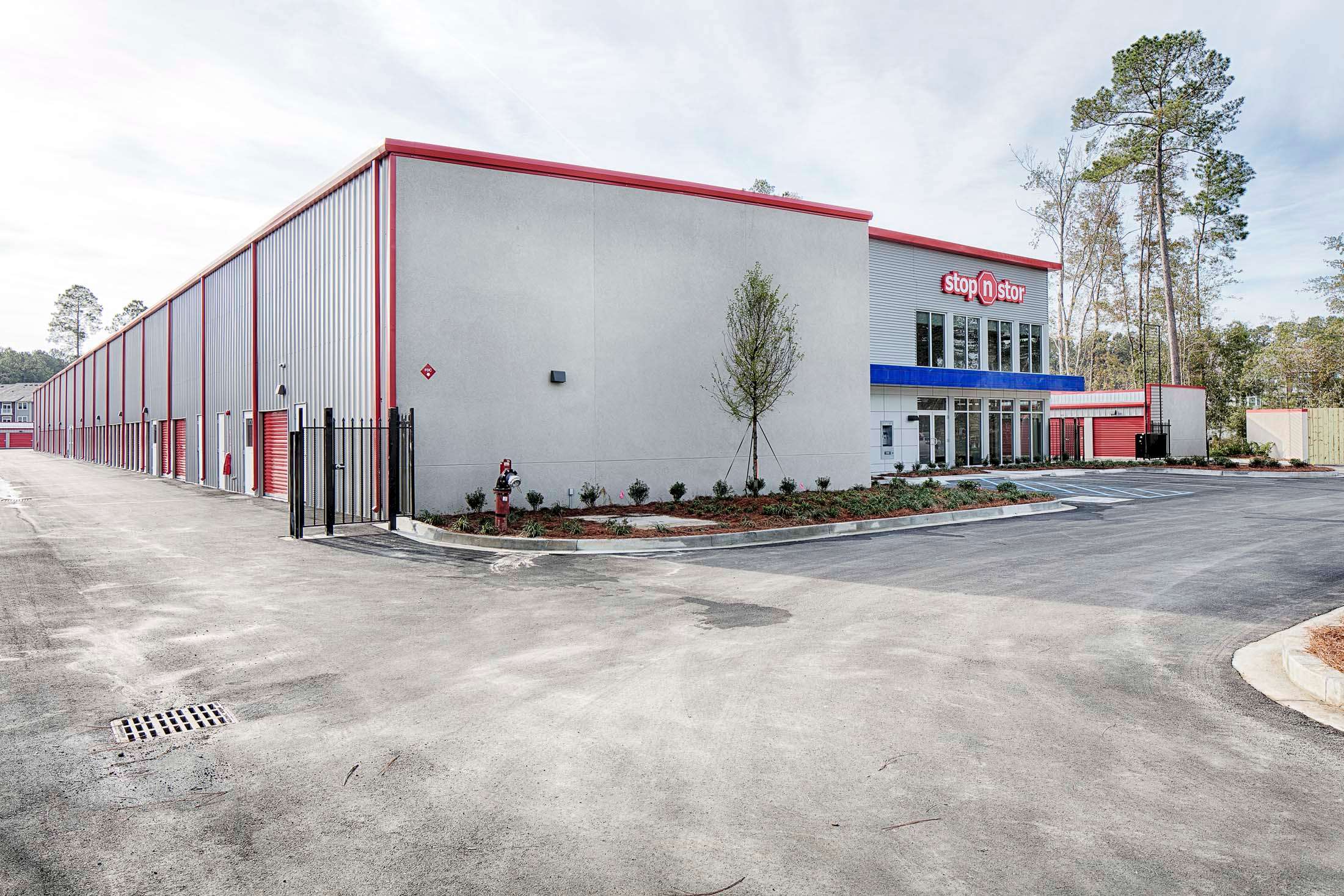Entrance to storage facility