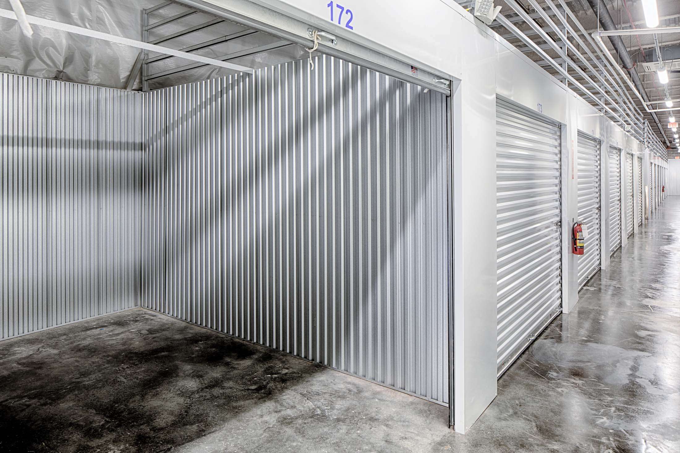 Indoor self storage units