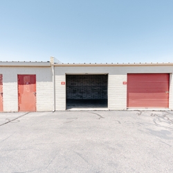 Various sizes of self storage units