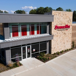 Entrance to climate controlled self storage facility