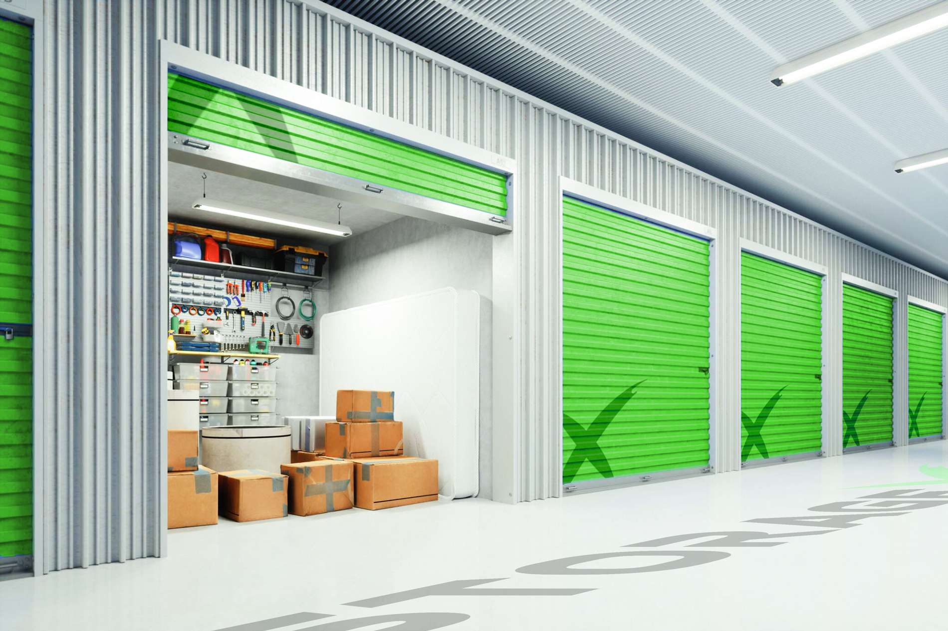 climate controlled self storage with boxes home contents