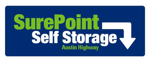 SurePoint Self Storage logo Austin Hwy